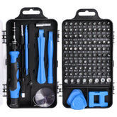 Mumzar precision screwdriver set for electronics with 100 bits magnetic driver pry tools and case